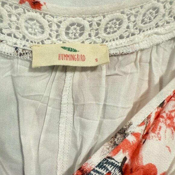 Hummingbird Floral Lace Detail Maxi Dress Size S NWT - Picture 4 of 9